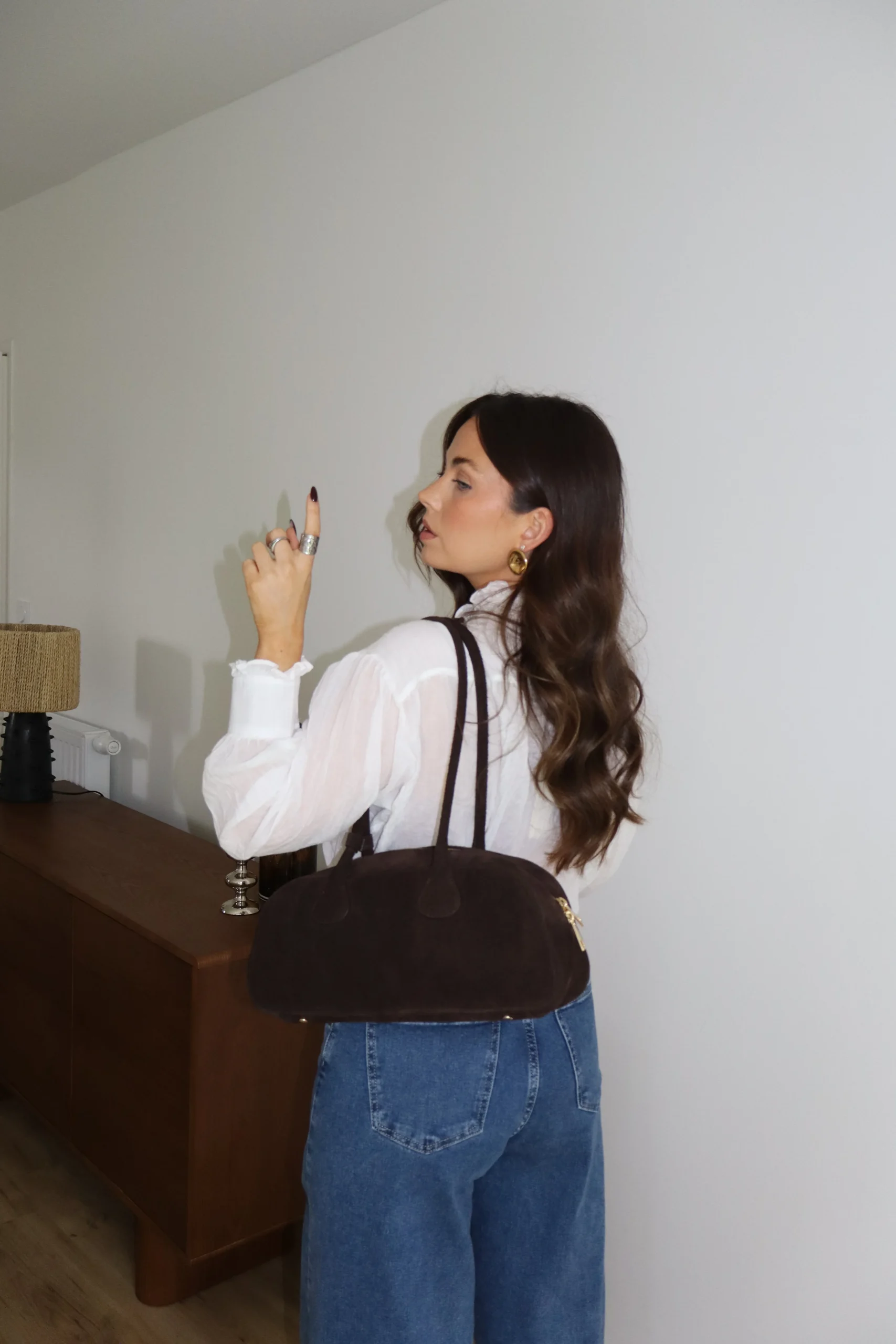 SAC BOWLING CUIR MARRON