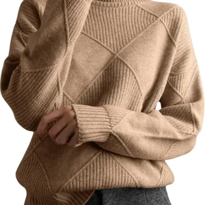 Jade | Pull Femme Col Roulé – Élégant et Chic pour un Style Quotidien