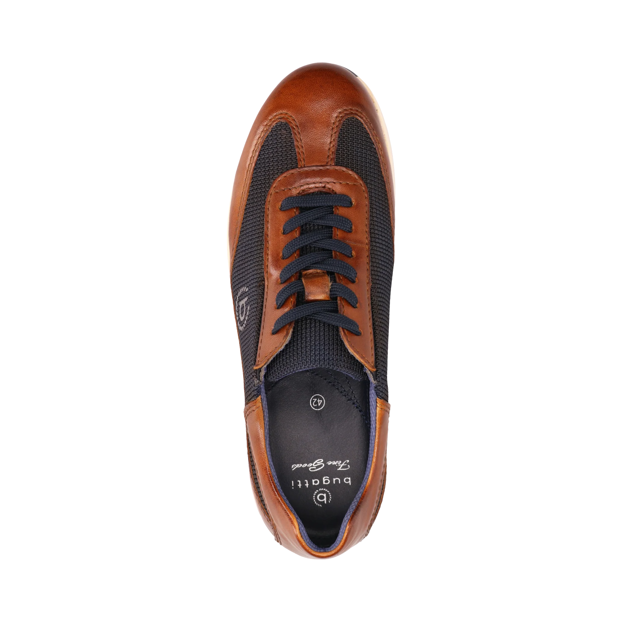 Leder Sneaker cognac – Image 6