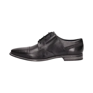 Leder Business Schnürer schwarz