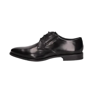 Leder Business Schnürer schwarz