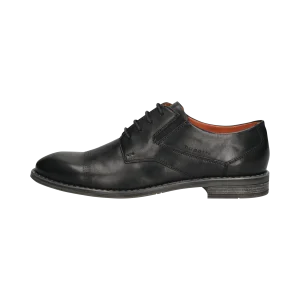 Leder Business Schnürer schwarz