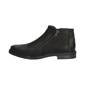 Leder Stiefel schwarz