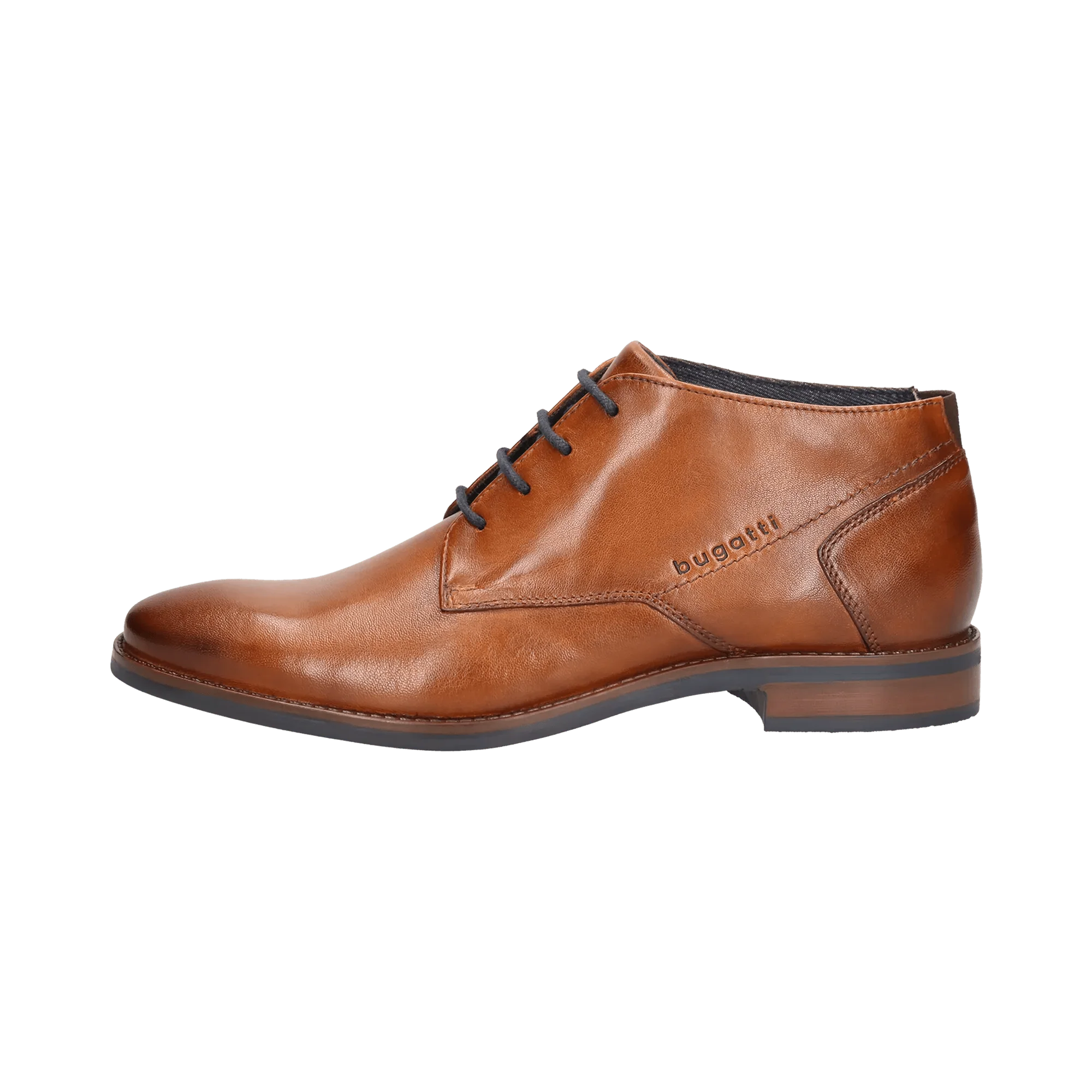Leder Stiefel cognac