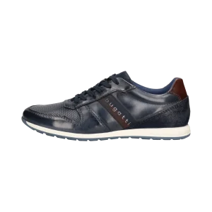 Leder Sneaker dunkelblau