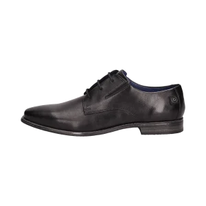 Leder Business Schnürer schwarz