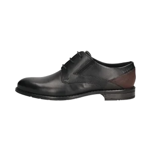 Leder Business Schnürer schwarz