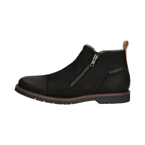 Leder Stiefel schwarz