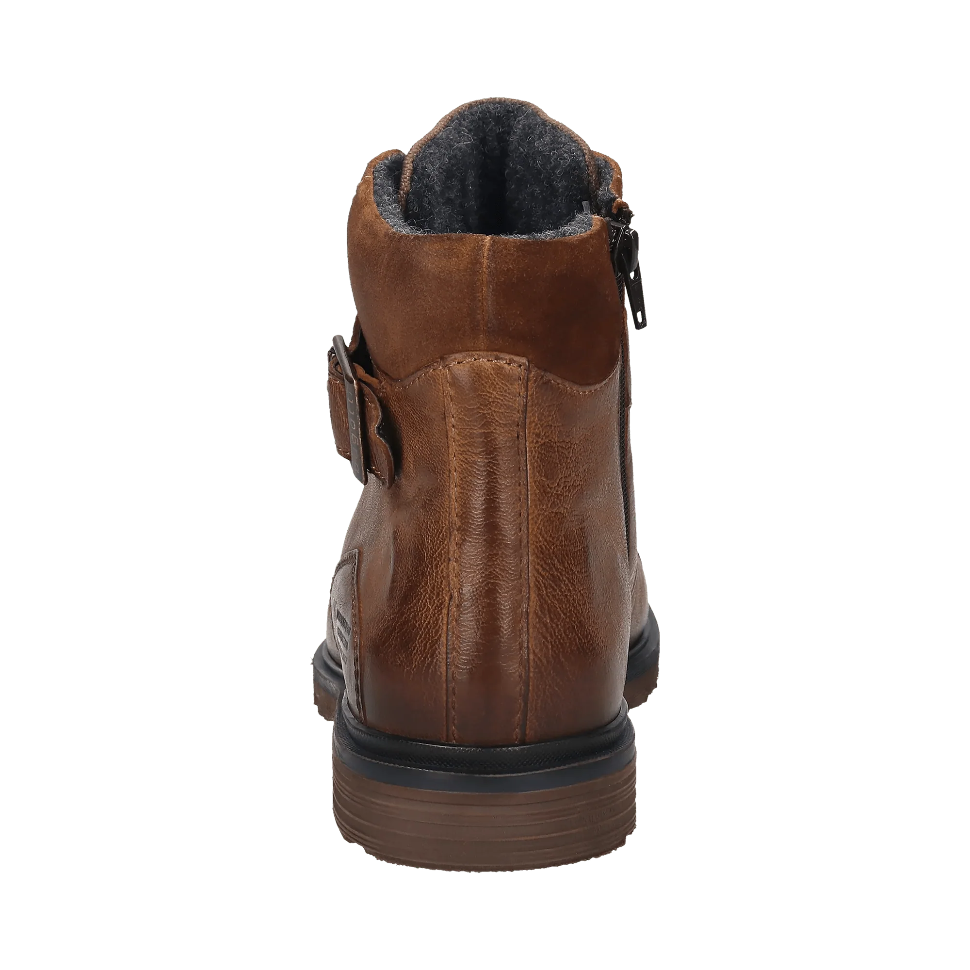 Leder Schnürstiefel cognac – Image 3