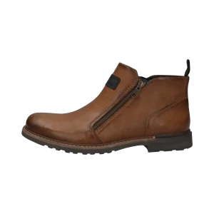 Leder Stiefel cognac