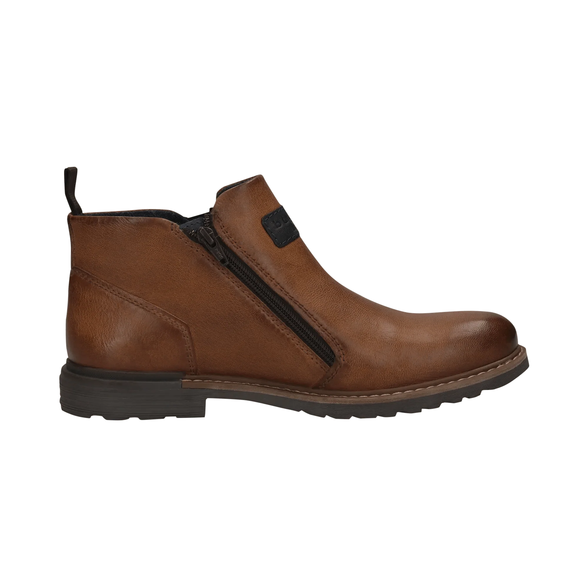 Leder Stiefel cognac – Image 4