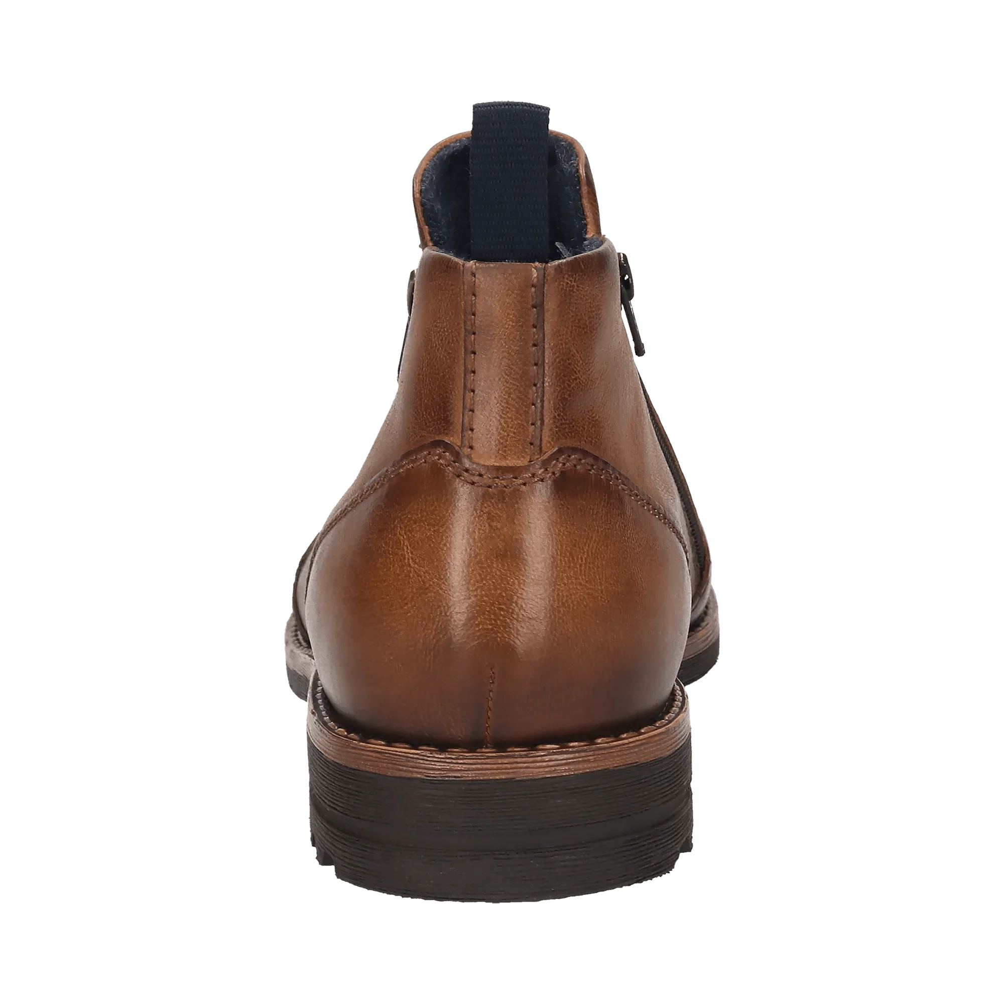 Leder Stiefel cognac – Image 3