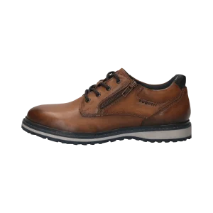 Leder Schnürer cognac