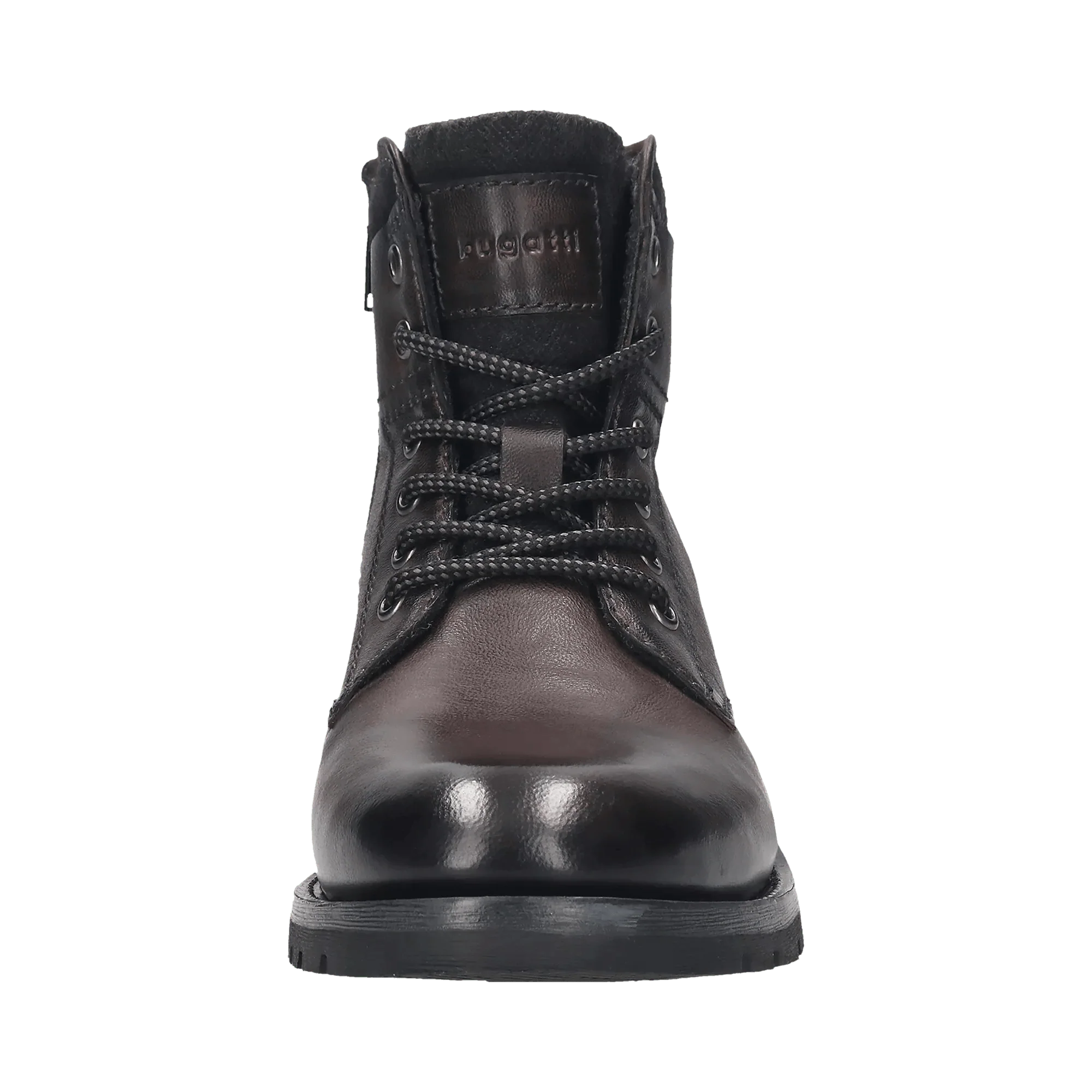 Leder Schnürstiefel dunkelgrau – Image 5