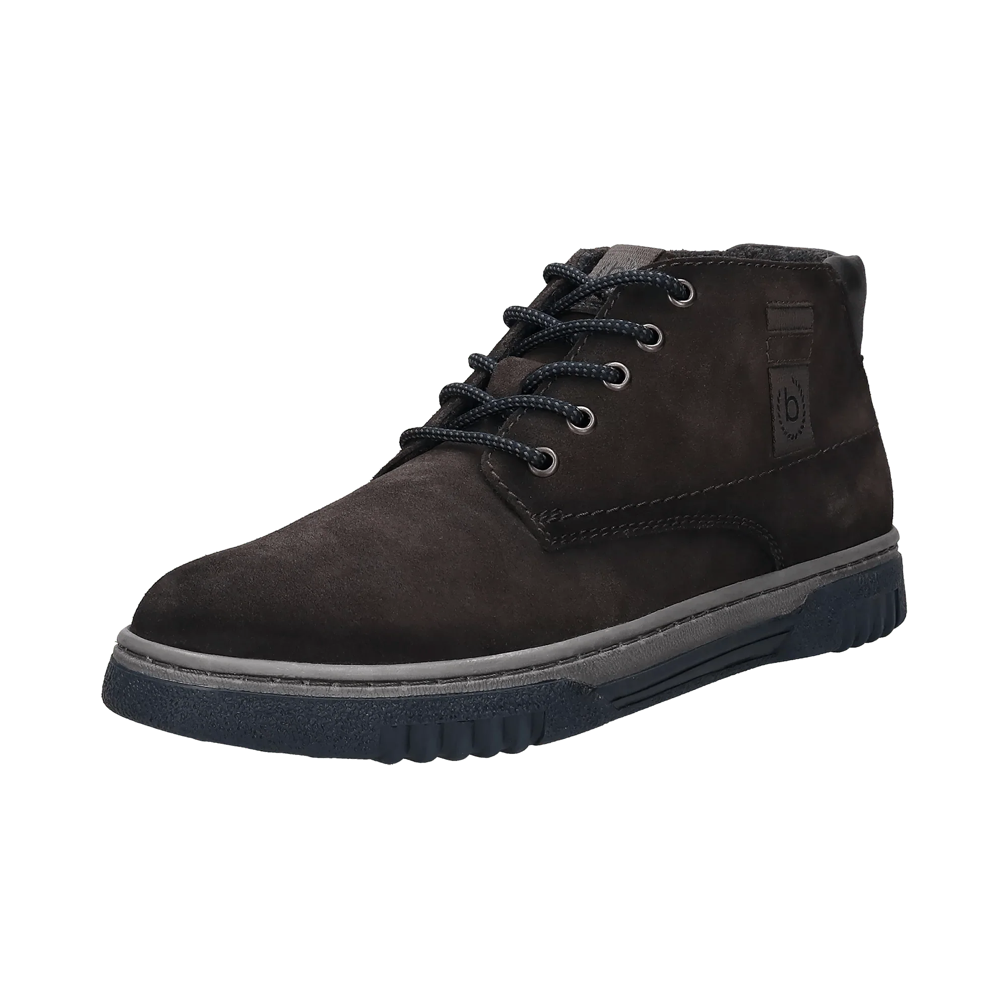 Leder Schnürstiefel dunkelgrau – Image 2