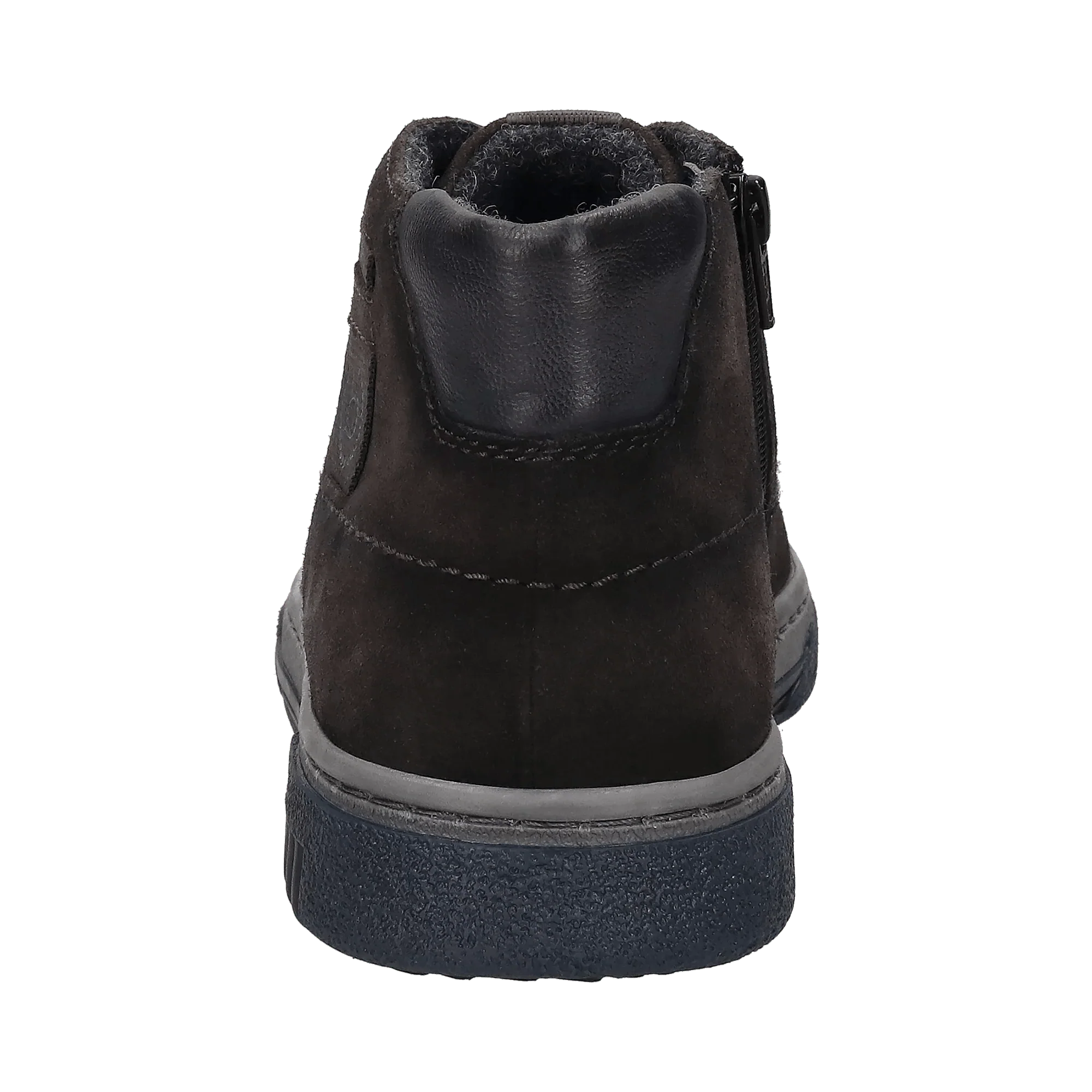 Leder Schnürstiefel dunkelgrau – Image 3