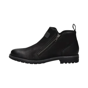 Leder Stiefel schwarz