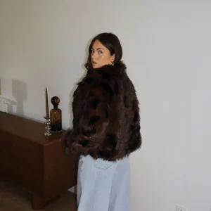 FOURRURE MILA MARRON