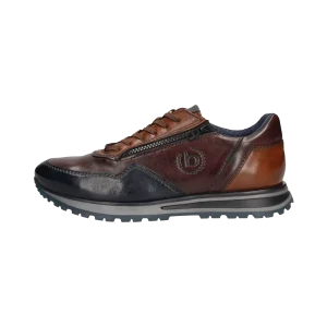 Leder Sneaker dunkelblau