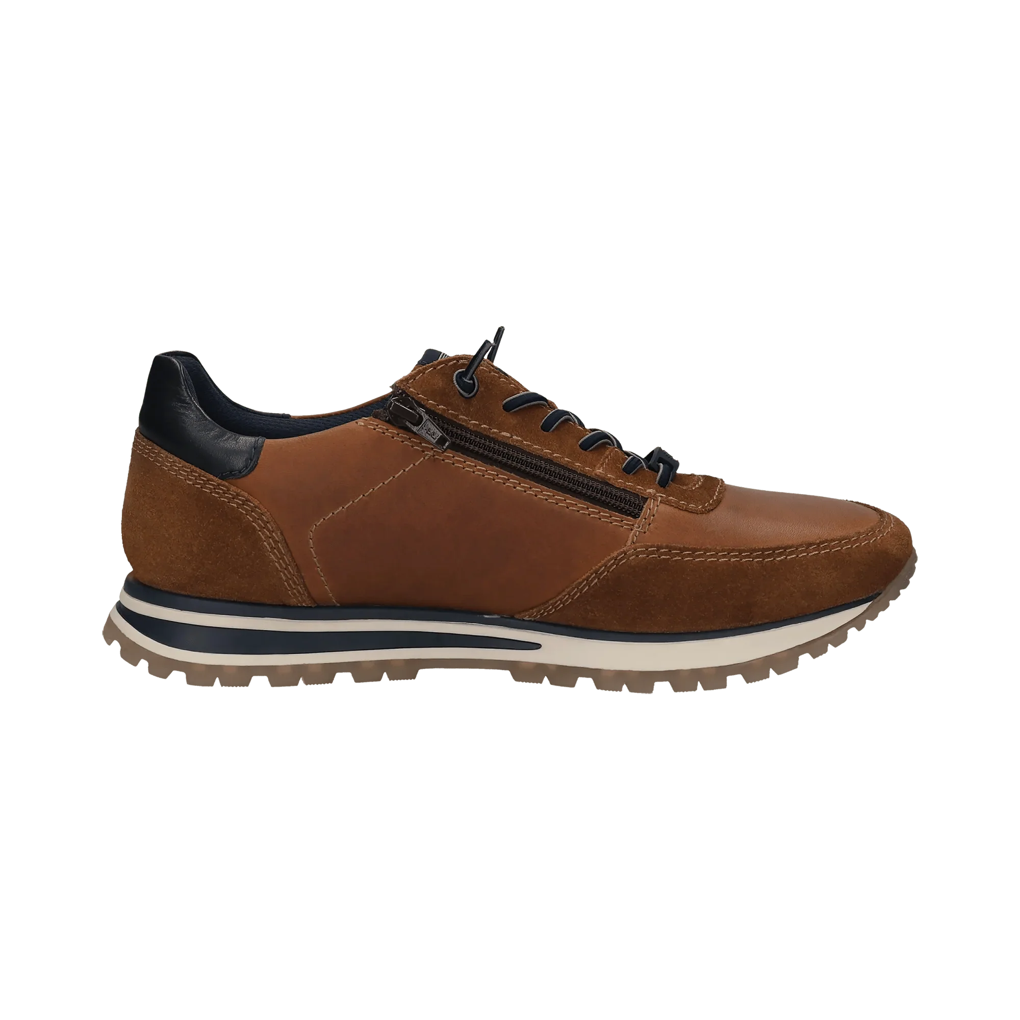Leder Sneaker cognac – Image 4