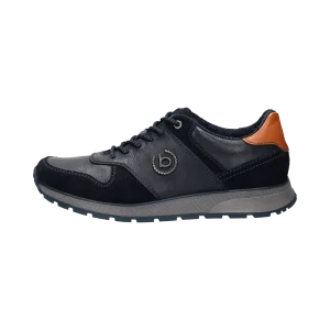 Leder Sneaker dunkelblau