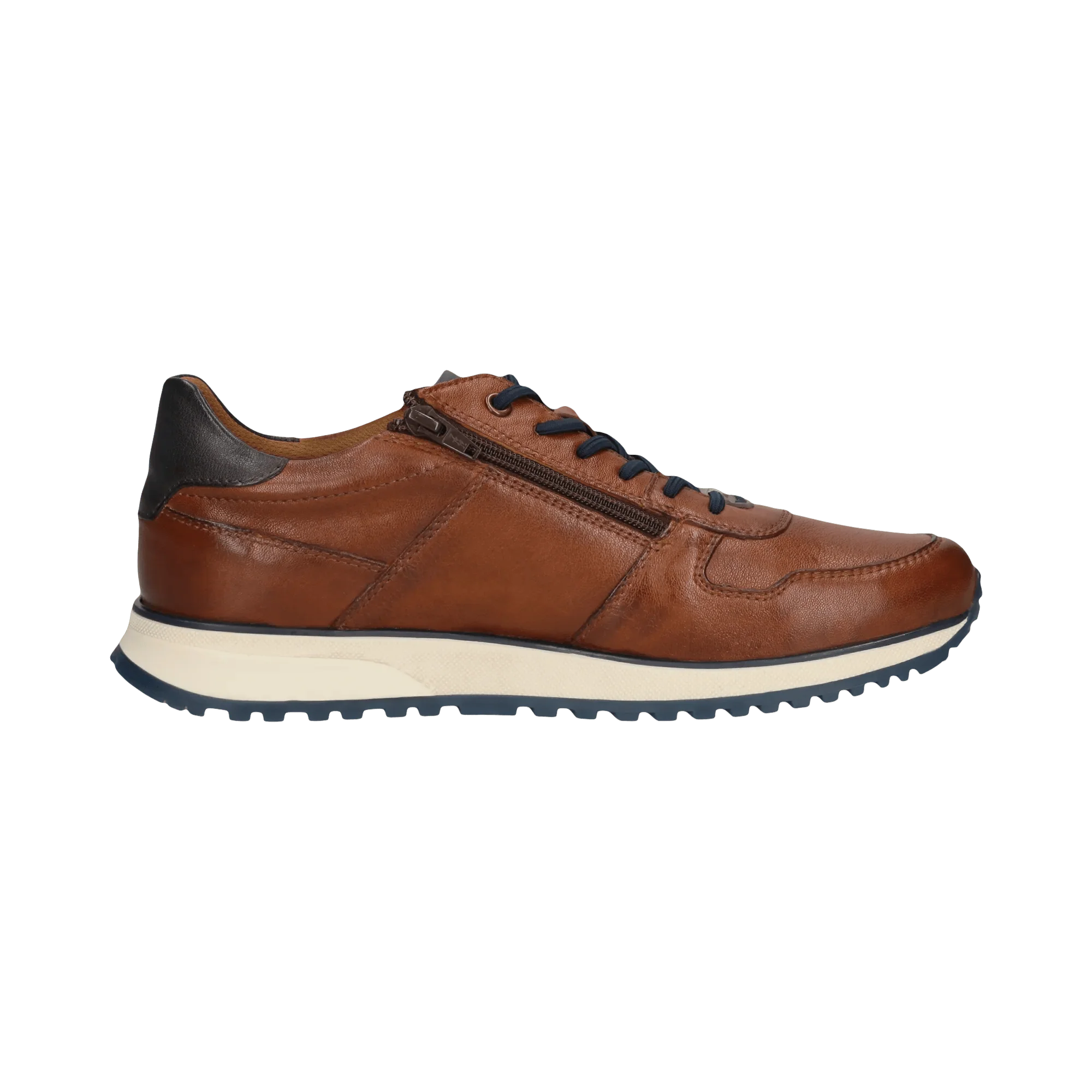 Leder Sneaker cognac – Image 4