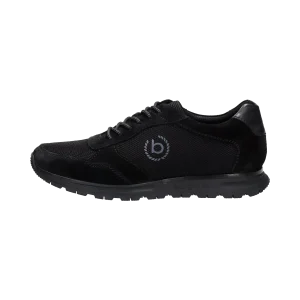 Leder Sneaker schwarz