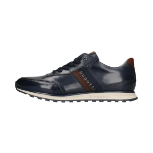 Leder Sneaker dunkelblau