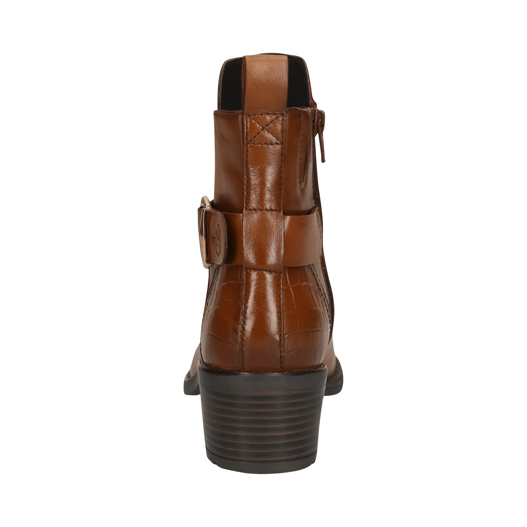 Leder Stiefeletten cognac – Image 3