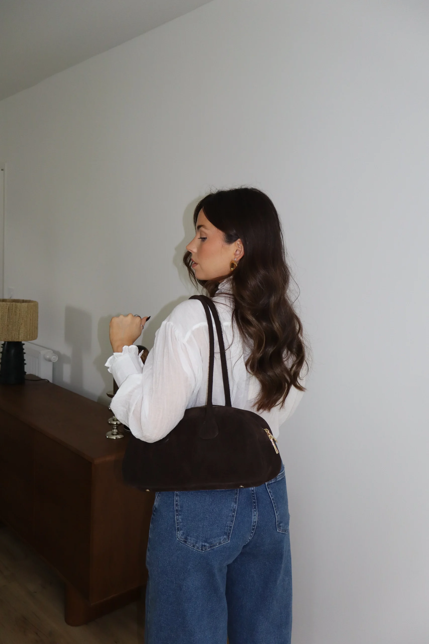 SAC BOWLING CUIR MARRON – Image 2