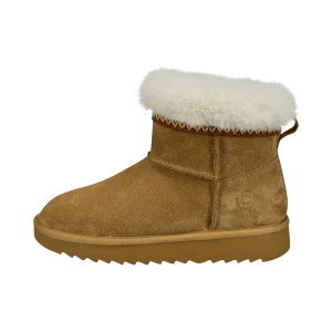 Leder Stiefeletten hellbraun