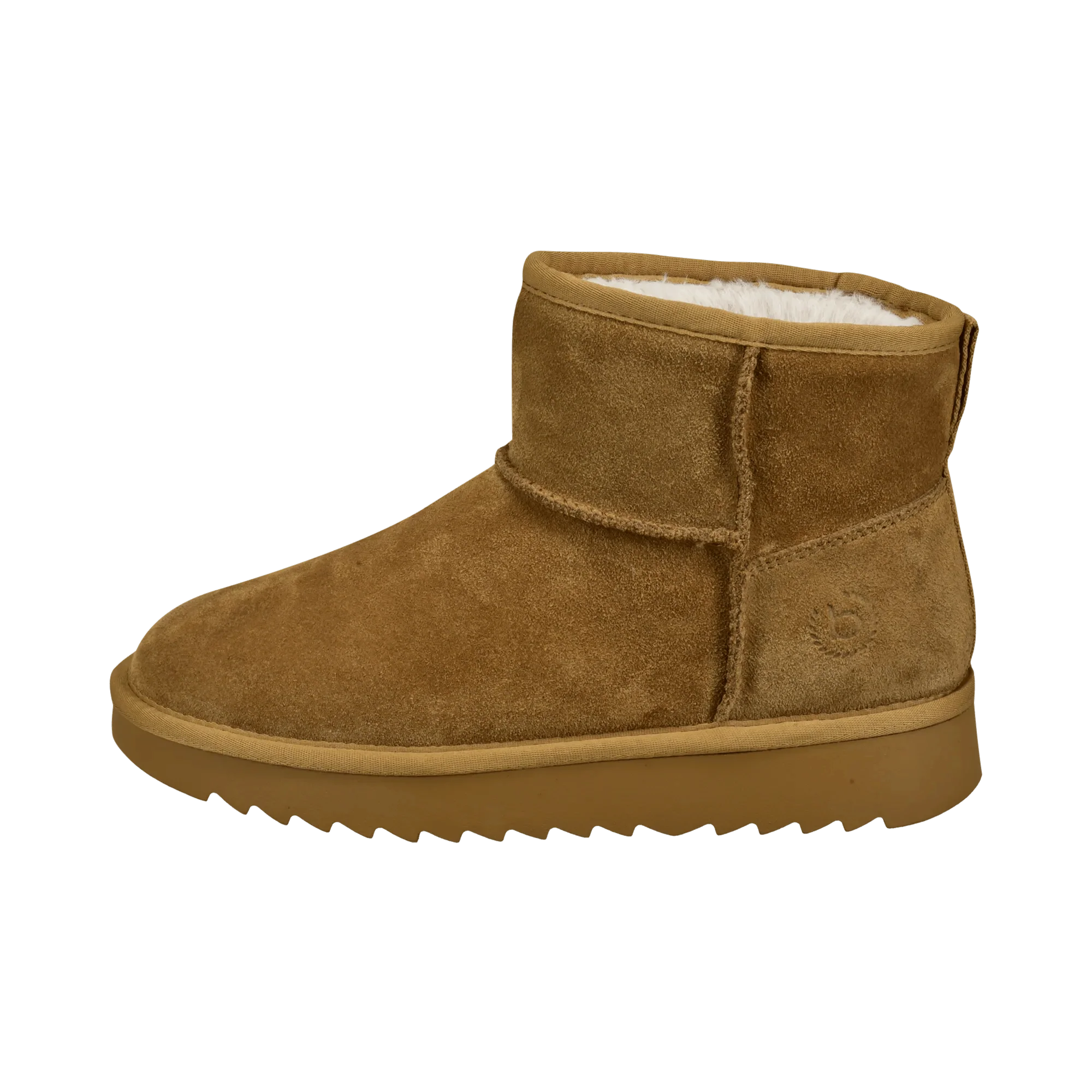 Leder Stiefeletten hellbraun