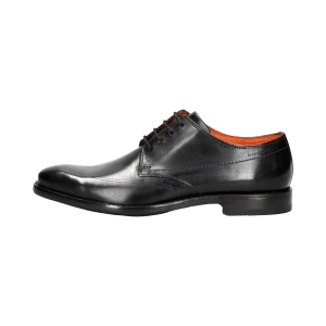 Leder Business Schnürer schwarz