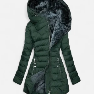 Laurior | Manteau Femme Mi-Long en Polaire d’Hiver