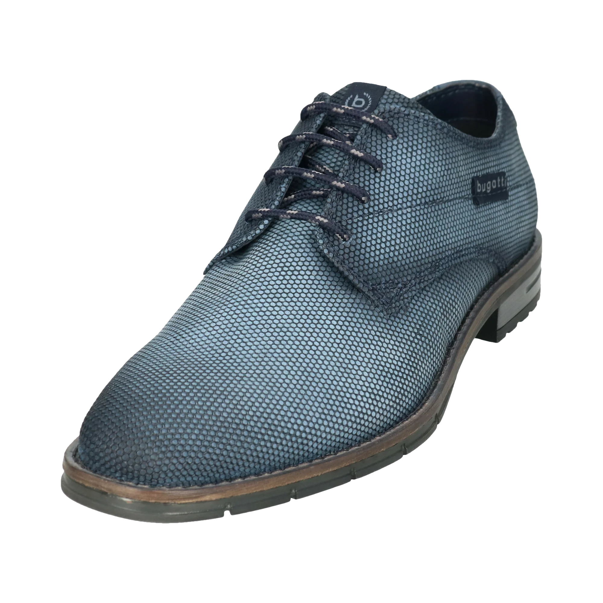 Leder Schnürer blau – Image 2