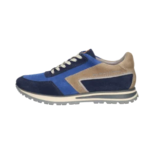Leder Sneaker dunkelblau