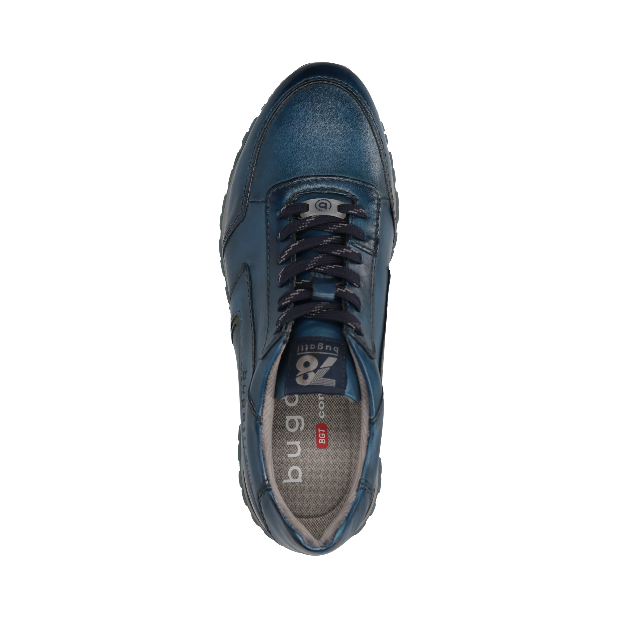 Leder Sneaker blau – Image 6
