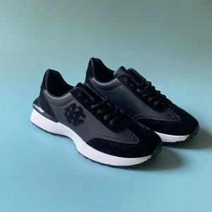 Basket à motif - Noir