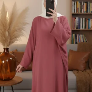 Abaya Papillon Terracotta