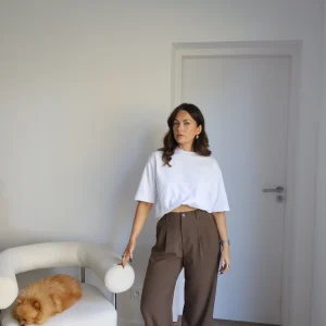 PANTALON BRUN ROXANE