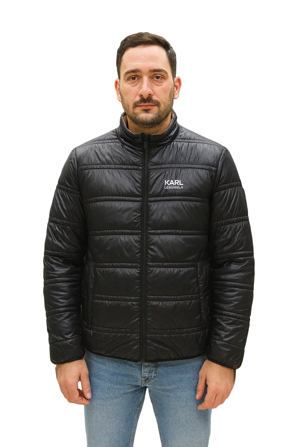 blouson REV style doudoune Karl Lagerfeld réversible