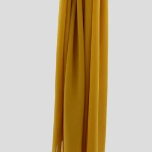 Hijab Mousseline Jaune Moutarde Premium Collection
