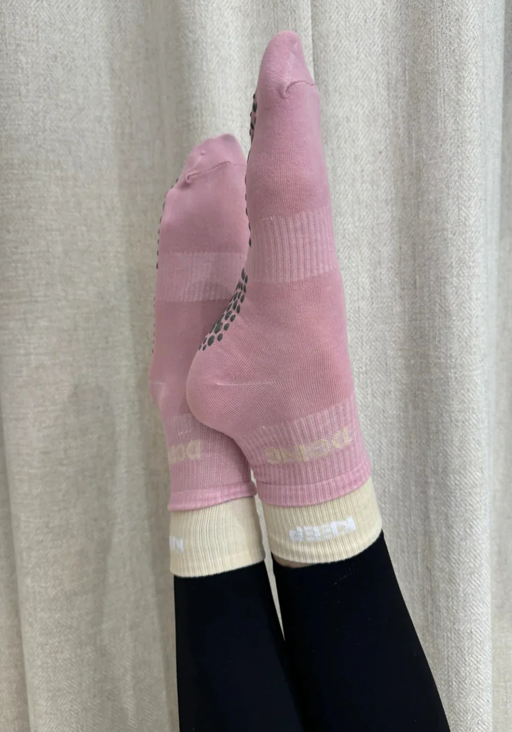 CHAUSSETTES HAUTES ANTI-DÉRAPANTES Just Doing roses