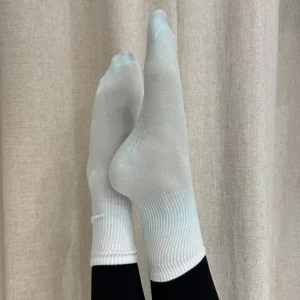 CHAUSSETTES HAUTES ANTI-DÉRAPANTES dégradées bleues