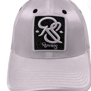 Casquette blanche satin