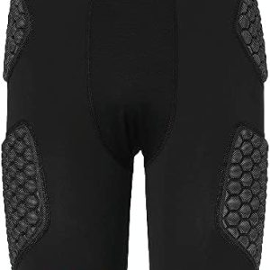 Kempa Protection Shorts, sous-short rembourré pour hommes, short de protection court, sous-short pour handball, volleyball & Co, noir