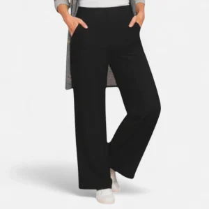 Laurior | Pantalon Femme Taille Haute Coupe Droite