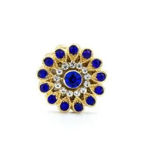 Broche Aimantée Hijab Bleu