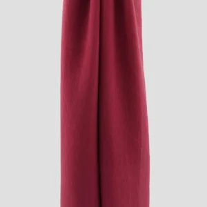 Crimson Mousseline Froissé
