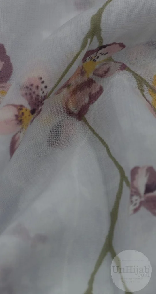 Hijab Carré imprimé Collection Luna FP14 – Image 2